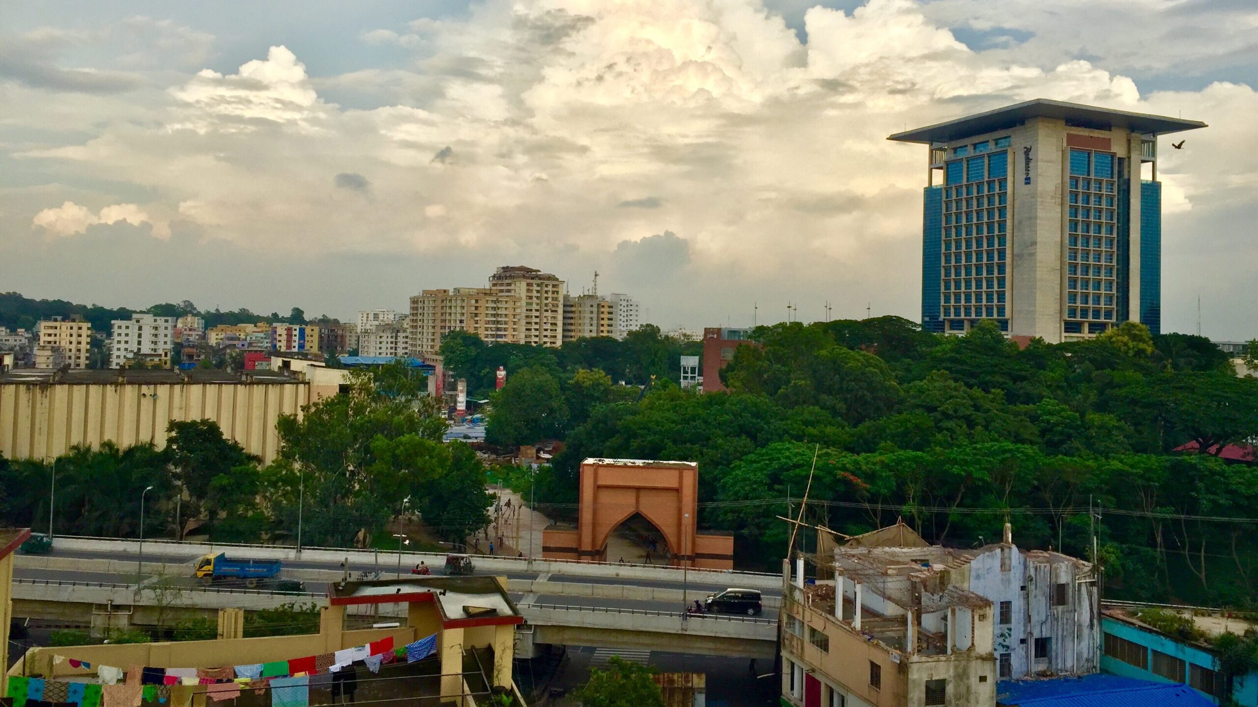 Chittagong city skyline