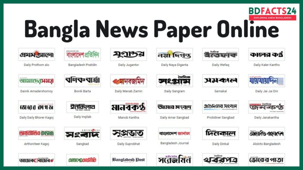 Bangla Newspaper List Of All Bangla News Paper Online