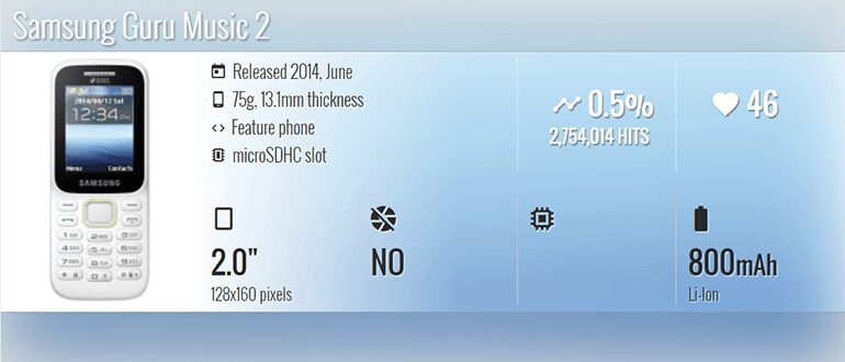 Samsung Guru Music 2 Price in BD Features
