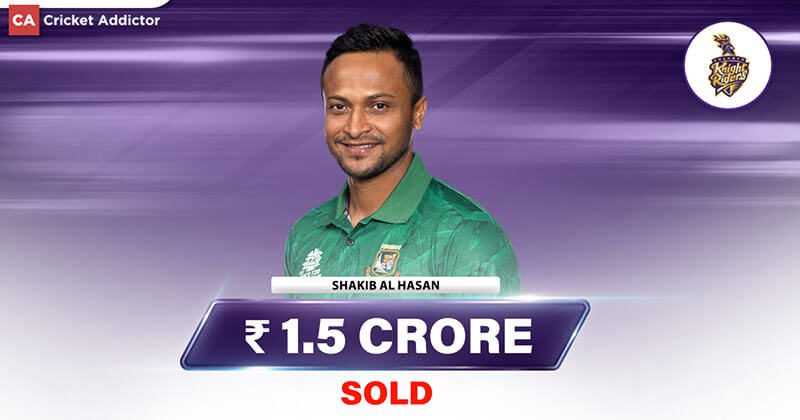 Shakib Al Hasan Net Worth IPL Money